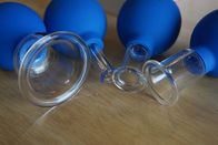 آبی 4 عدد شیشه خلاء مجموعه ای از فنجان های درمانی فنجان های ضدعفونی کننده وسایل ضدعفونی کننده ماساژ سنتی چینی کاهش خطوط ظریف