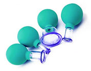 مجموعه ای از چهار اندازه متفاوت فنجان های قابل استفاده مجدد مساعد ماساژ سیلیکونی ماساژ درمانی صورت درمانی حجامت درمانی
